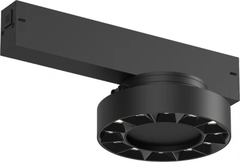 Трековый светильник 220 Denkirs Smart Grill DK8030-BK (LED, пульт управления, круглые)