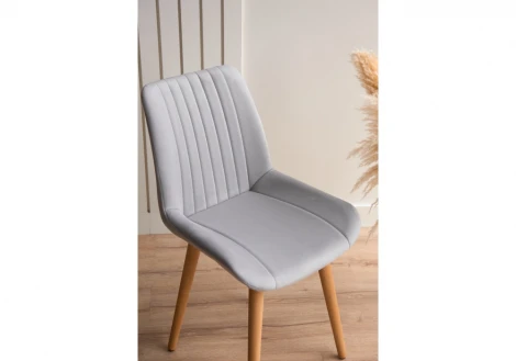 Стул деревянный Седа светло-серый (zd 960) / светлое дерево np 632369