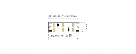 Светодиодная лента SWG SWG4240x2-12-24-WW