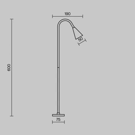 Наземный уличный светильник Maytoni Outdoor Barb O531FL-L3B3K
