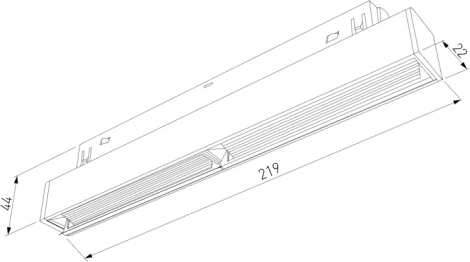 Трековый светильник магнитный Slim Magnetic 85008/01 (LED, 48V)