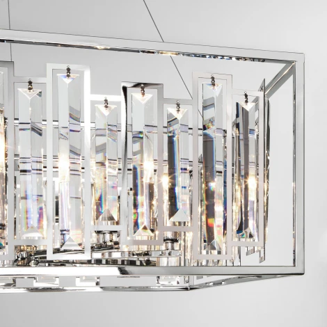 Подвесная люстра Bogate's Cella 312/9 Strotskis (220V, хрусталь, на тросе)