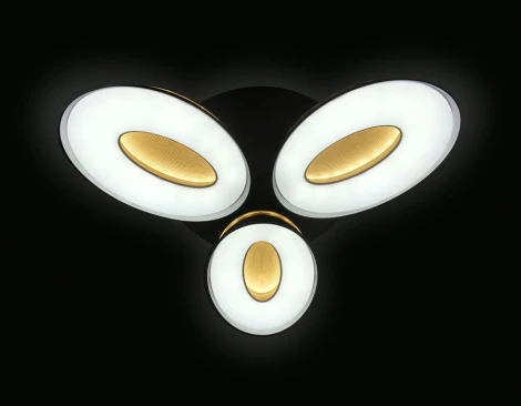 Потолочная люстра Ambrella Orbital Granule FG1020/3 WH 72W+36W D780