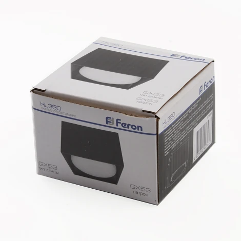 Светильник потолочный накладной Feron HL360 41993 12W, GX53, черный (220V)