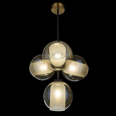 Потолочная люстра на штанге 33 Идеи CHN800L.04.17BL.ASB-M04AM (220V, шарики)