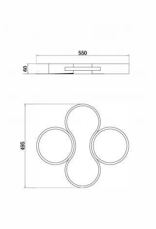 Потолочная люстра Freya Cosmic FR10015CL-L63B