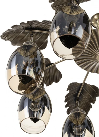 Подвесная люстра Citilux Garuda CL420183 (220V, на цепи, листья)