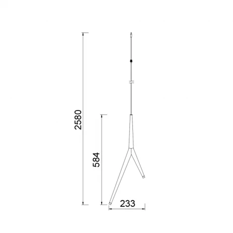 Подвесной светильник без основания Mantra Arrecife 9211