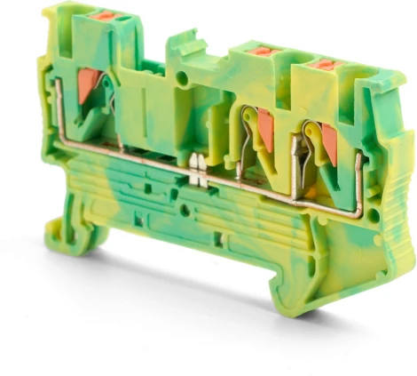 Зажим пружинный 3-х проводной проходной Stekker 49259