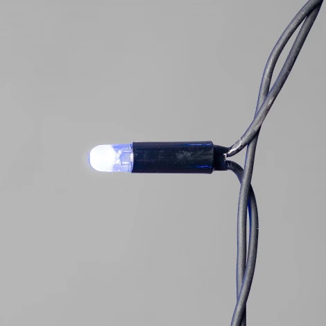 Гирлянда Занавес 2 x 2 м синий 220В, 400 LED, провод черный каучук 2,3мм, IP65 Laitcom ECO402-1-2B