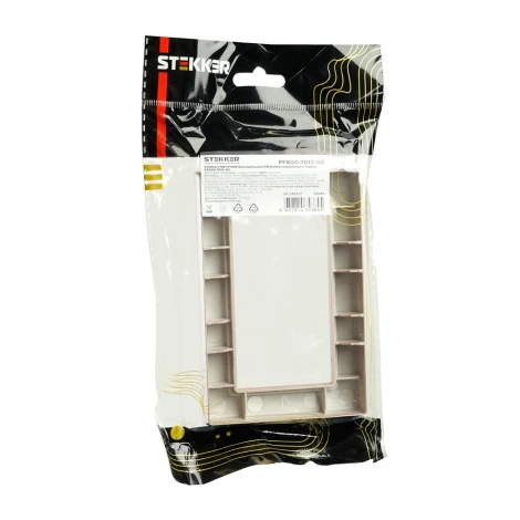 Рамка на 2 поста (шампань) Stekker Катрин 50049