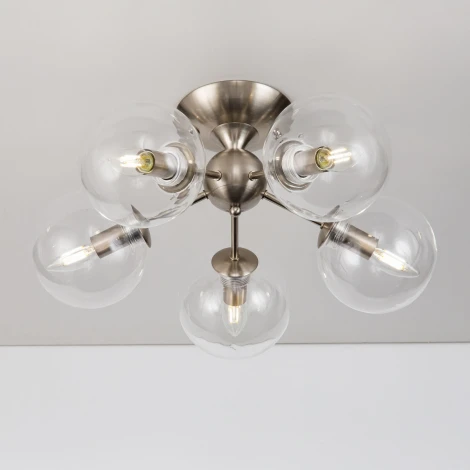 Потолочная люстра Citilux Томми CL102151 (220V, шарики, молекулы)