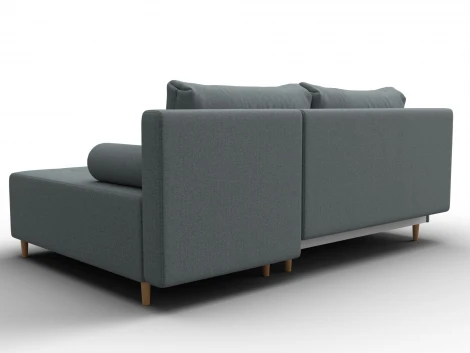 Диван угловой Лига-102 угол универсальный (ДСП,Брус,Фанера,Рогожка/Серый) Лига Диванов 134797