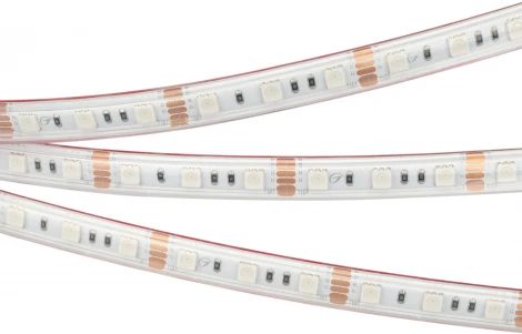 Светодиодная лента герметичная RTW-PS-B60-12mm 12V RGB (14.4 W/m, IP67, 5060, 5m) (Arlight, 14.4 Вт/м, IP67) 021402(2)