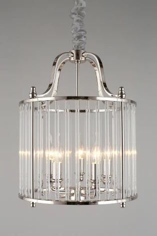 Подвесная люстра Aployt Joanna APL.726.06.05 (220V, на цепи, свеча, круглые)