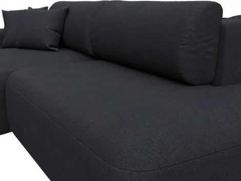 Диван угловой Лига-036 НПБ Модерн левый угол Лига Диванов (Замша) арт.127778L