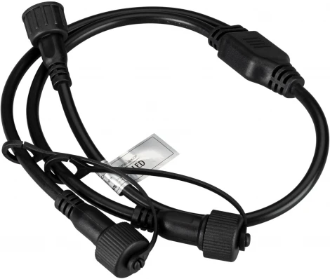 Коннектор питания ARD-CLASSIC-SYNC-RGB Black (230V, 2 ports) (Закрытый)