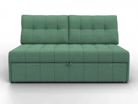 Диван прямой Лига-107 (140) (ЛДСП,Брус,Фанера,Рогожка/Зеленый) Лига Диванов 134905