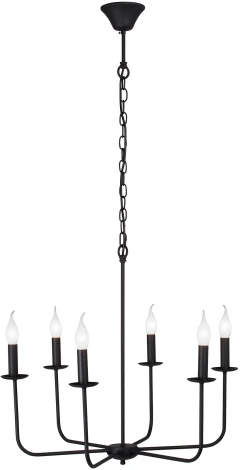 Подвесная люстра V3986-1/6 Vitaluce (220V, на цепи, свеча)