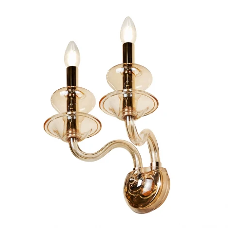 Бра iLamp Mercury W9448-2 Gold (220V, свеча)