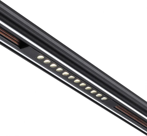 Трековый светильник Downlight низковольтный Novotech Flum 359433 SHINO черный LED 12W 48V 4000K