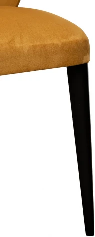 Стул Unico горчичный велюр Colt022-Orang 50*47*81см Garda Decor арт.UNICO-Colto22-ORANG