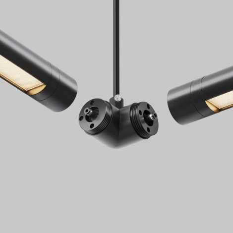 Угловой коннектор для системы Shelf с вводом питания Maytoni Accessories for system Shelf CA014LC-P-B (24V)