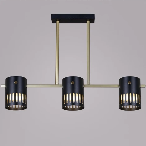 Потолочная люстра на штанге Reluce 06675-0.3-03 GD+BK GX53 (220V)