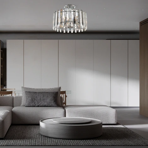 Потолочная люстра на штанге Arte Milano Sorrento-5209 375209/5/80/390 CR (220V, круглые)