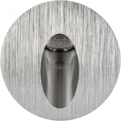 Встраиваемая подсветка ступеней лестницы светодиодная AM Group AM96 AM98LG-3227 AL 3000K (220V, круглые)