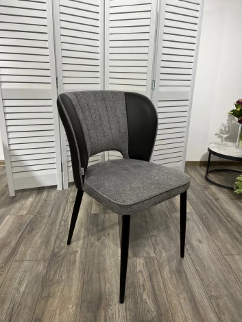 Обеденный стул M-City HERMES WZ2042-22 серый камень/ HK017-11 графит