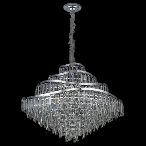 Подвесная люстра Citilux Naiad CL315191 (220V, хрусталь, подвески, на цепи)