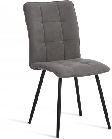 Стул обеденный Bari Tetchair (Флок/Серый,Черный) арт.24644