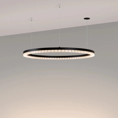 Подвесной светильник светодиодный SP-DIAMOND-R650-36W Warm3000 (BK, 45 deg, 230V, TRIAC) (Arlight, IP20 Металл) 054473