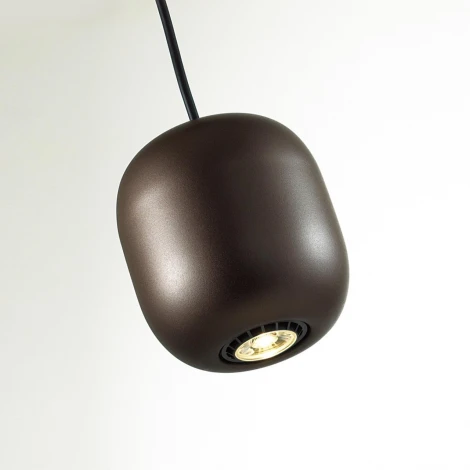 Подвесной светильник Odeon Light Cocoon 5060/1DA PENDANT коричн./черный/металл GU10 LED 4W (220V, на проводе)
