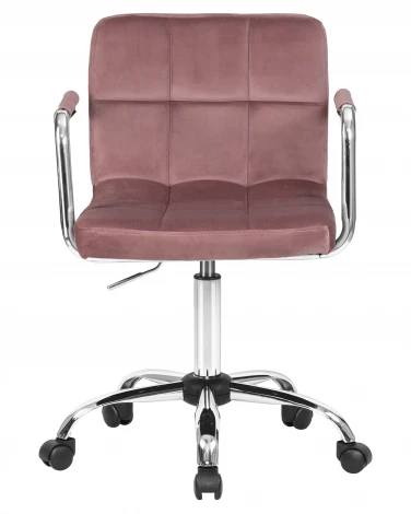 Набор 2 шт Офисное кресло для персонала DOBRIN TERRY (пудрово-розовый велюр (MJ9-32))