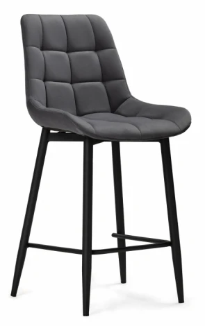 Полубарный стул Notta Алст К темно-серый / черный 502126