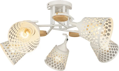 Потолочная люстра на штанге Мелодия Света SL1N P5690-5 WT 000029362
