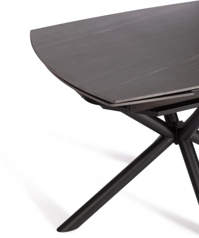 Стол обеденный Winston/Винстон Tetchair (Керамика,Металл/Серый,Черный) арт.21857