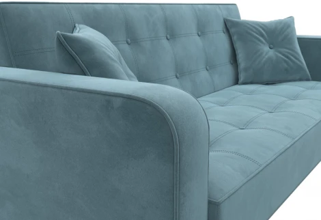 Диван-книжка Тур (Бирюзовый/Велюр) Лига Диванов арт.121775