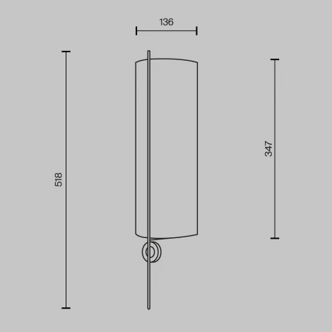 Бра Maytoni Glamping MOD437WL-02BG1