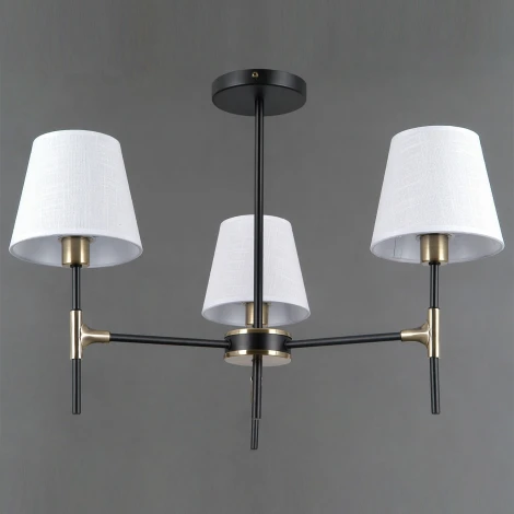 Потолочная люстра на штанге ILLUMICO IL0185-3CSQ-24 BK AB CASTOR (220V)