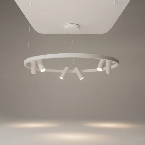 Подвесной светодиодный светильник Maytoni Satellite MOD102PL-L42WK (220V, на тросе)