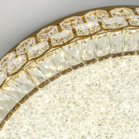 Потолочный светильник светодиодный хрустальный с пультом с регулировкой цветовой температуры LED4U LED4U L1181-700 BS