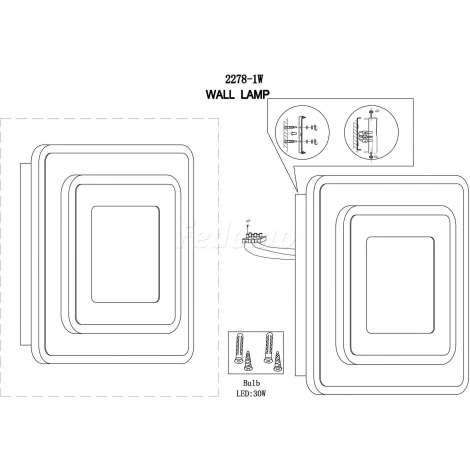 Настенный светильник F-Promo Ledolution 2278-1W