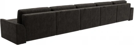 Диван п-образный Лига-048 НПБ МегаЛонг Лига Диванов (Велюр) арт.128323