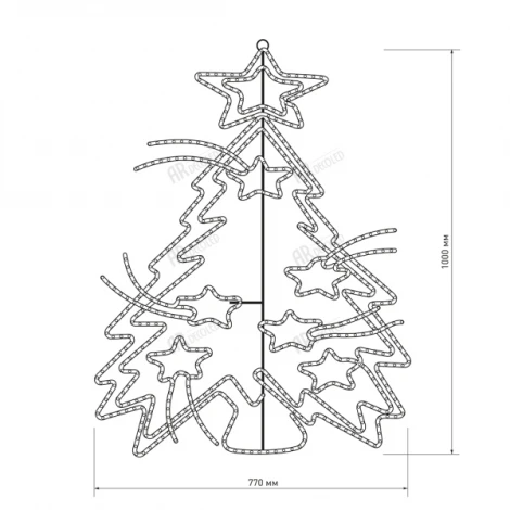 Световая фигура Ardecoled ARD-FIR 025310