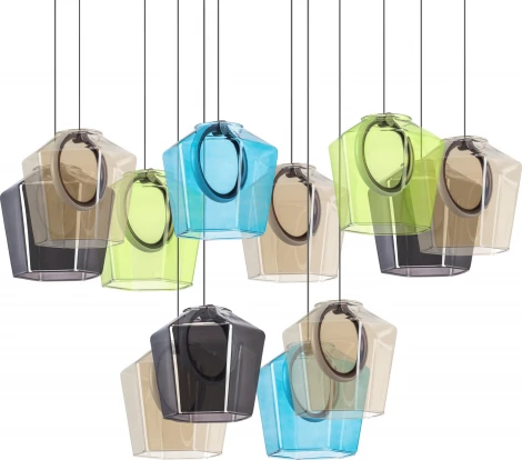 Потолочная люстра каскадная Lightstar Caramello 796329 (LED, 220V, на проводе)