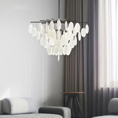 Потолочная люстра на штанге Ritta D68 Black By ImperiumLoft Ritta01 (220V)