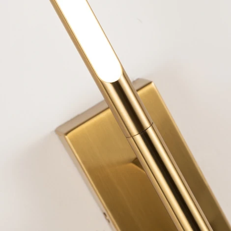 Настенный светильник Arte Lamp Lines A2029AP-1PB (LED, 220V, выключатель, круглые)